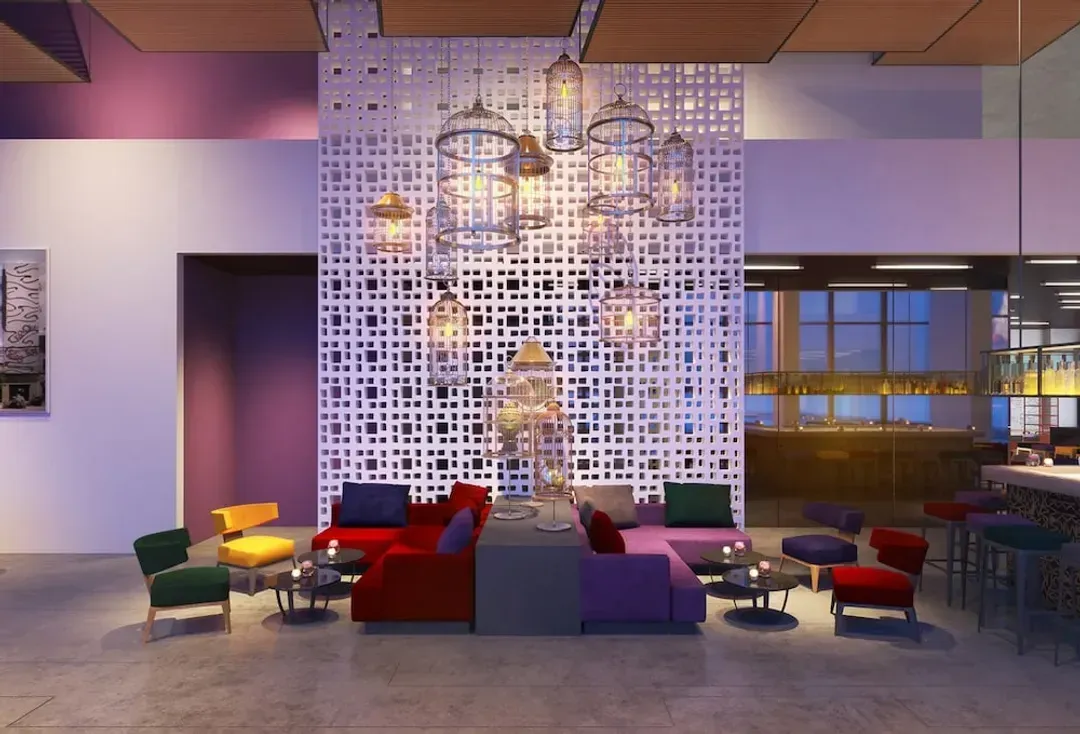 Interior entrance