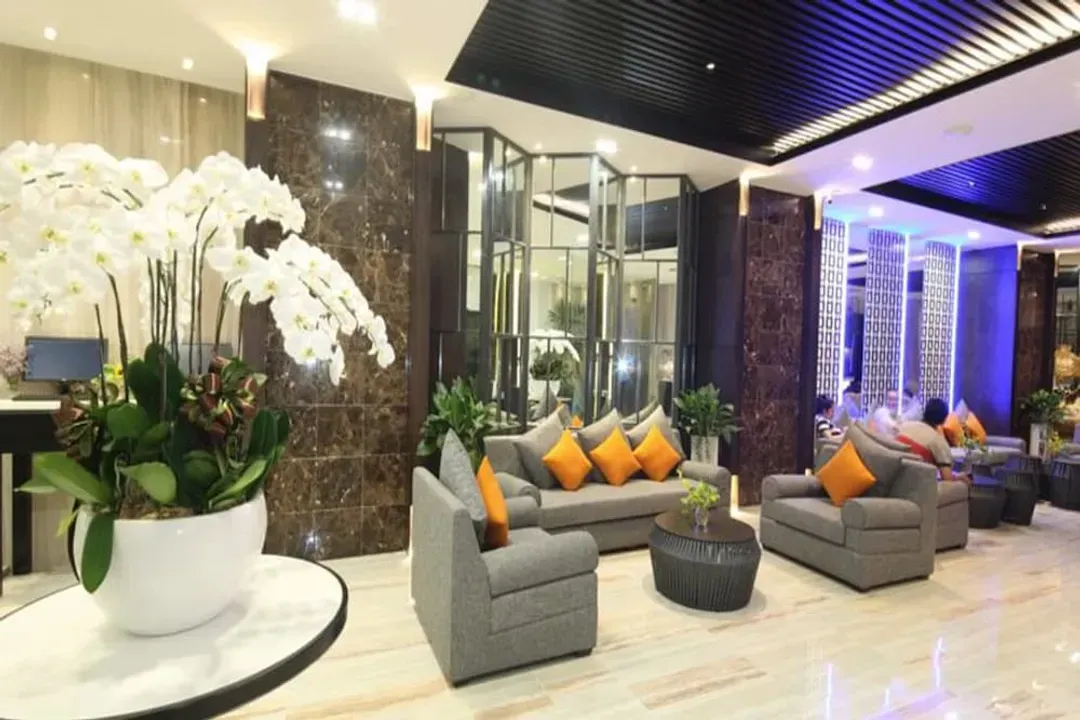 Lobby sitting area