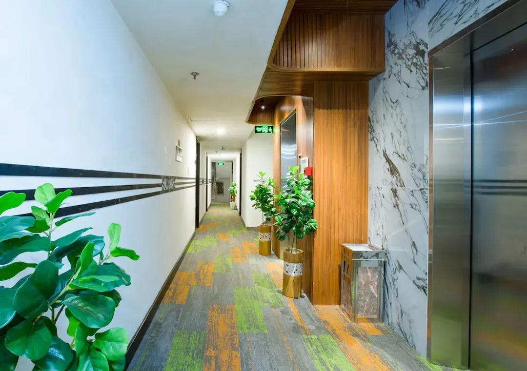 Interior entrance
