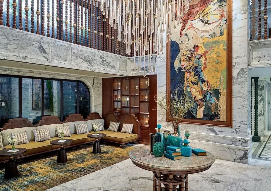 Lobby sitting area