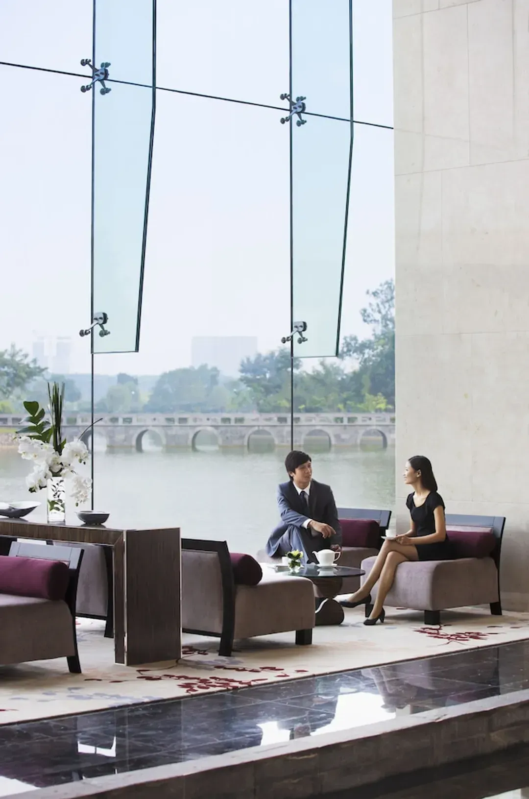 Lobby sitting area