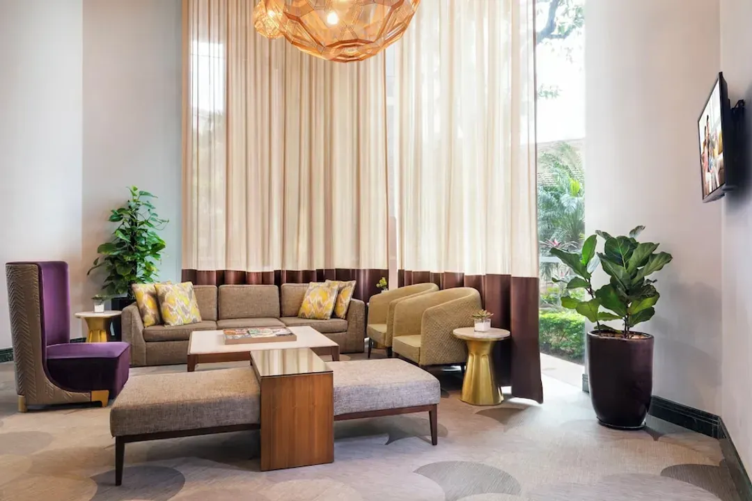 Lobby sitting area