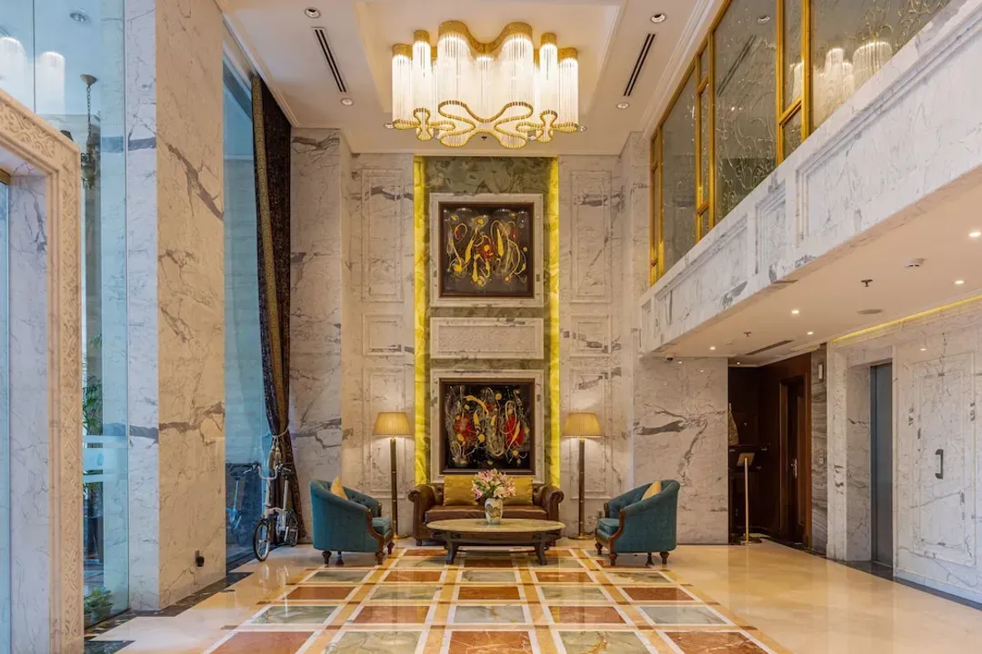 Lobby sitting area