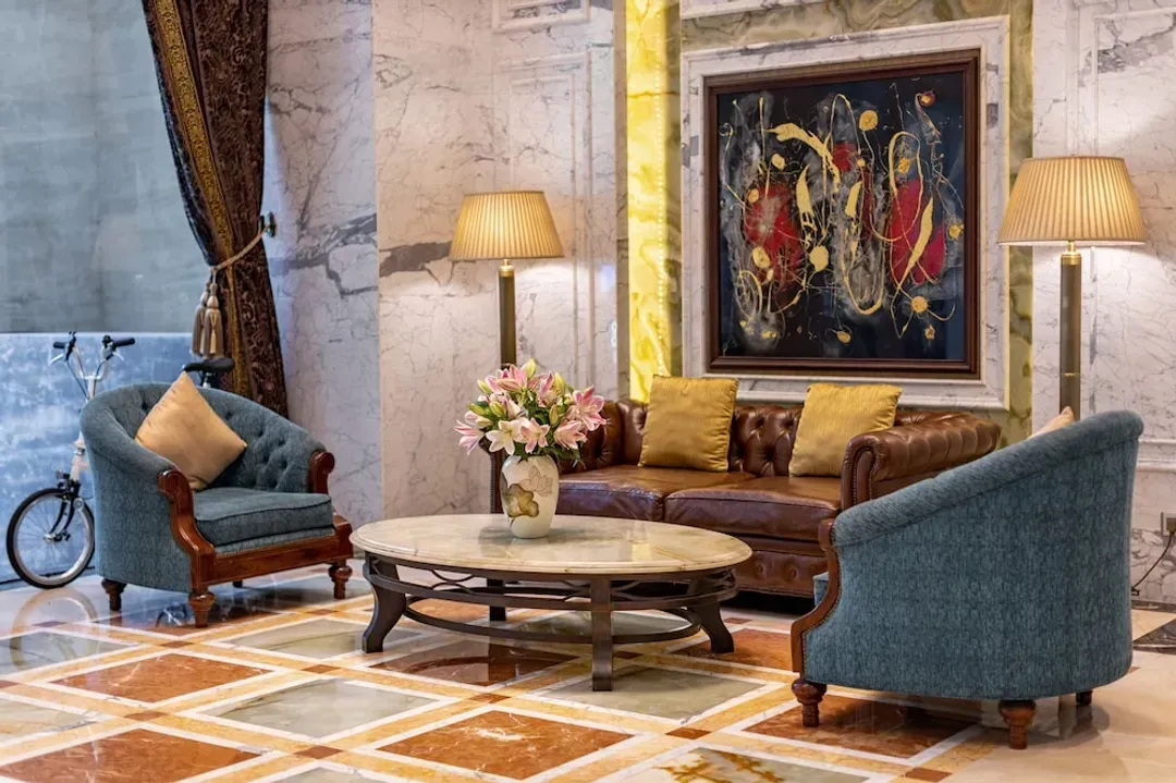 Lobby sitting area