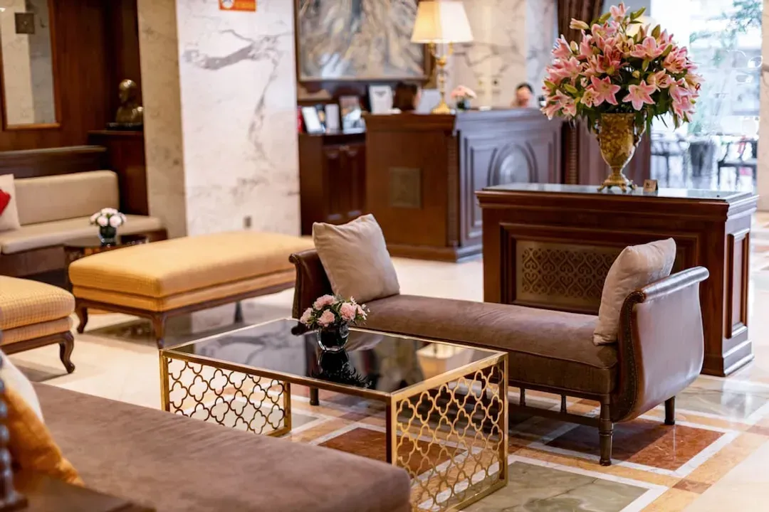 Lobby sitting area