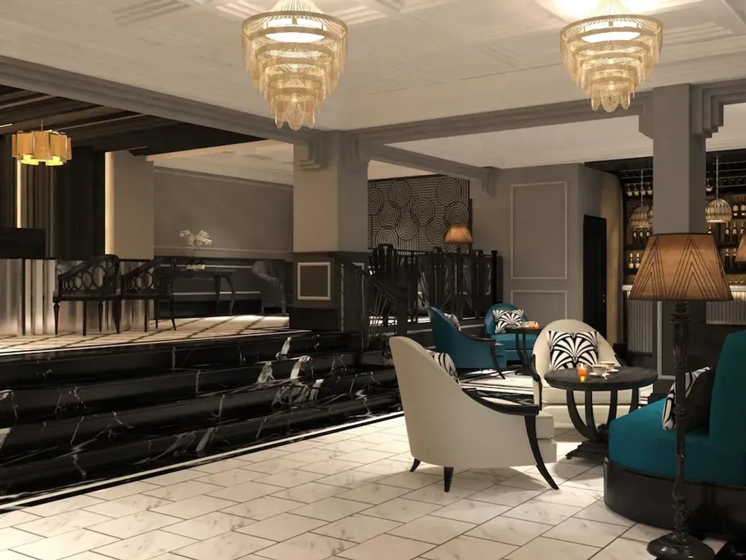 Lobby sitting area