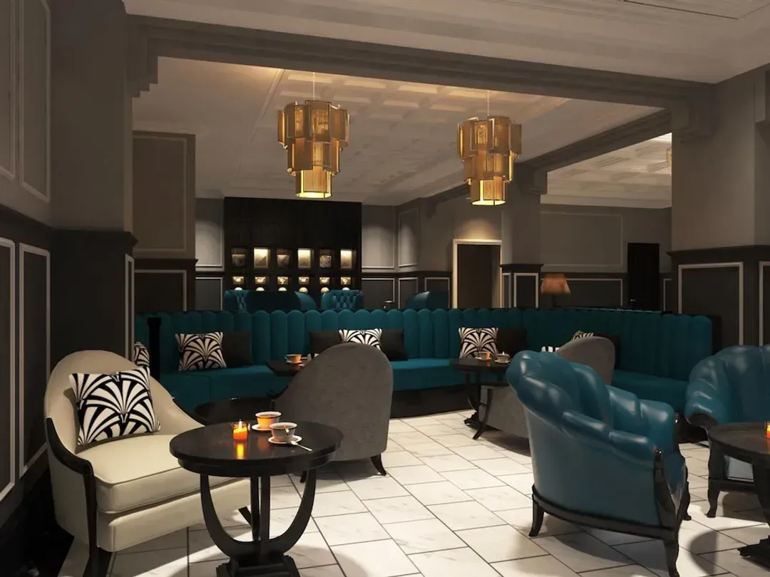 Lobby sitting area