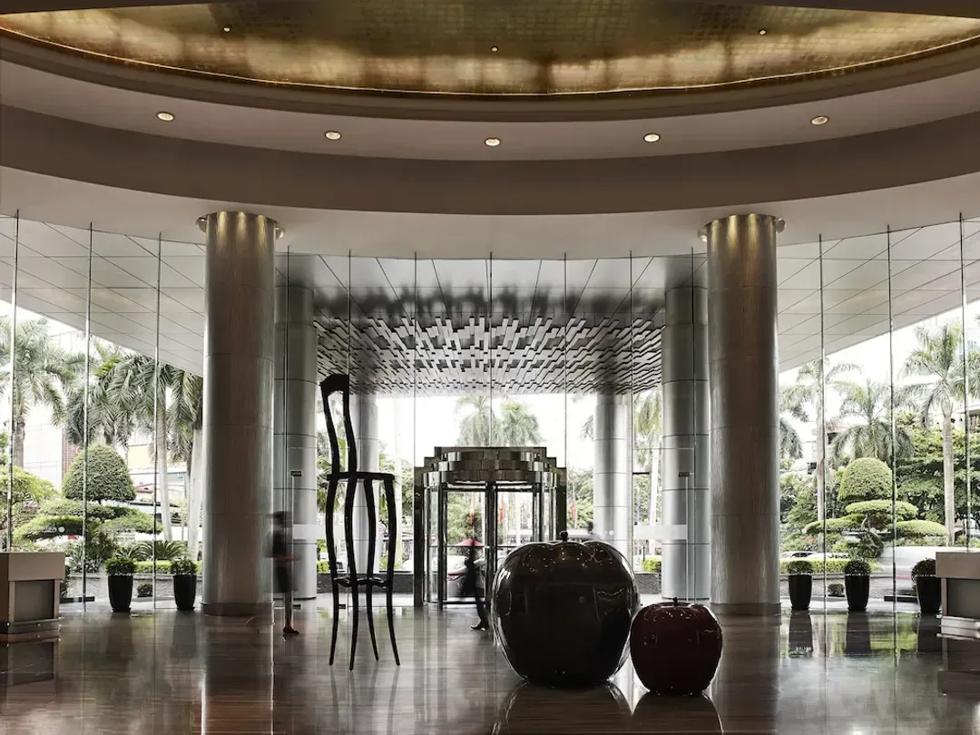 Interior entrance