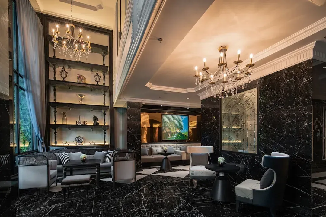 Lobby sitting area