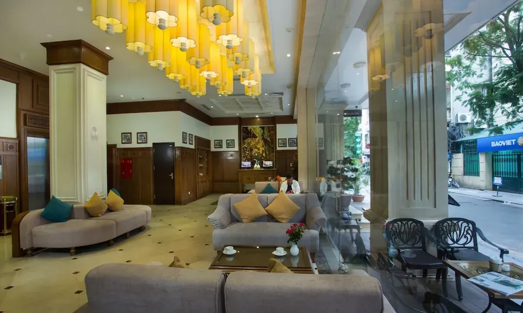 Lobby sitting area