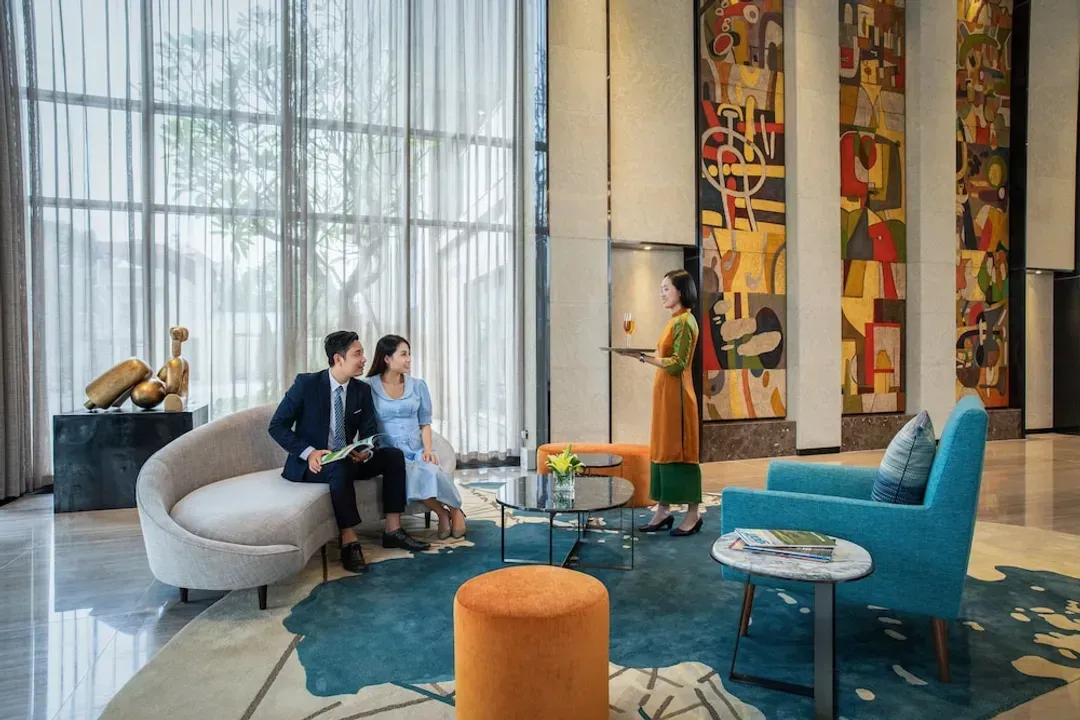 Lobby sitting area