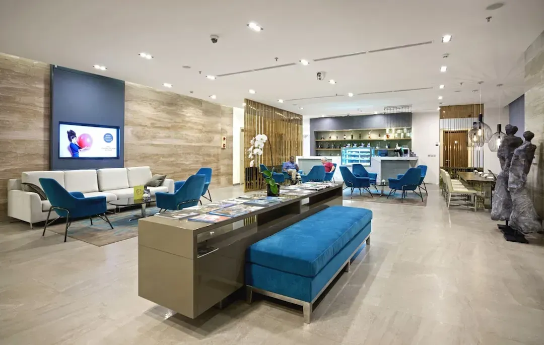 Lobby sitting area