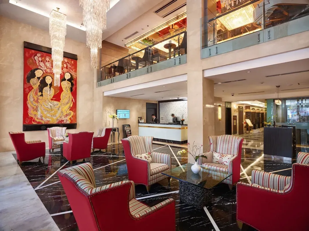 Lobby sitting area