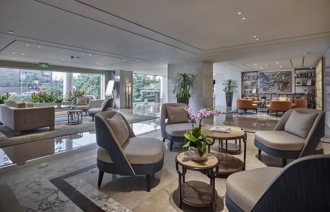 Lobby sitting area