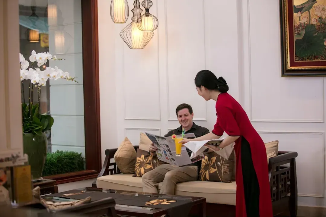Lobby sitting area