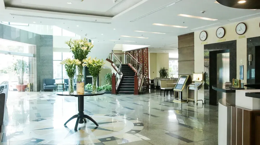 Lobby sitting area