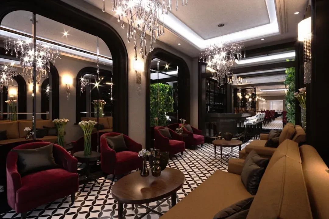 Lobby sitting area