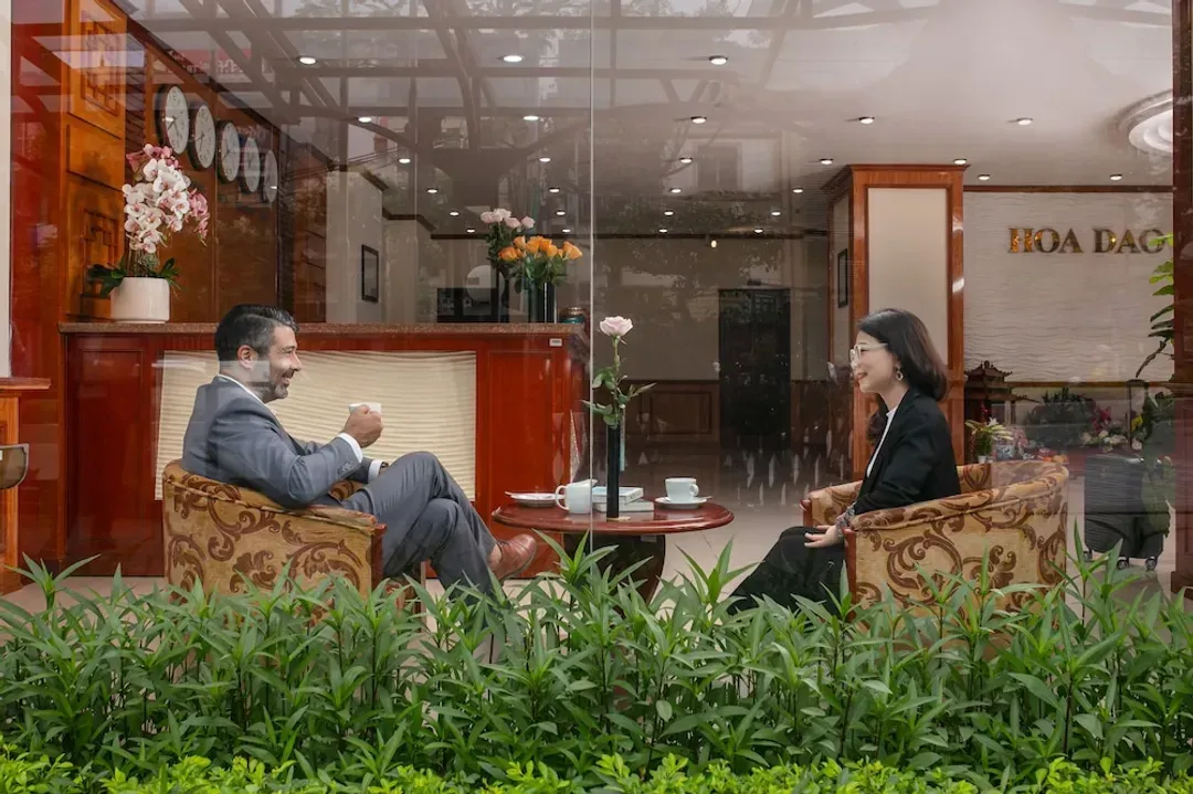 Lobby sitting area
