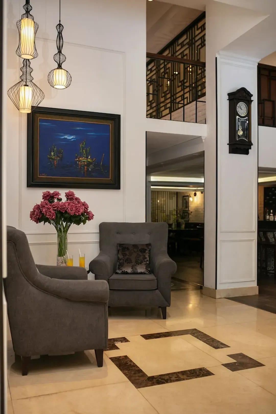Lobby sitting area