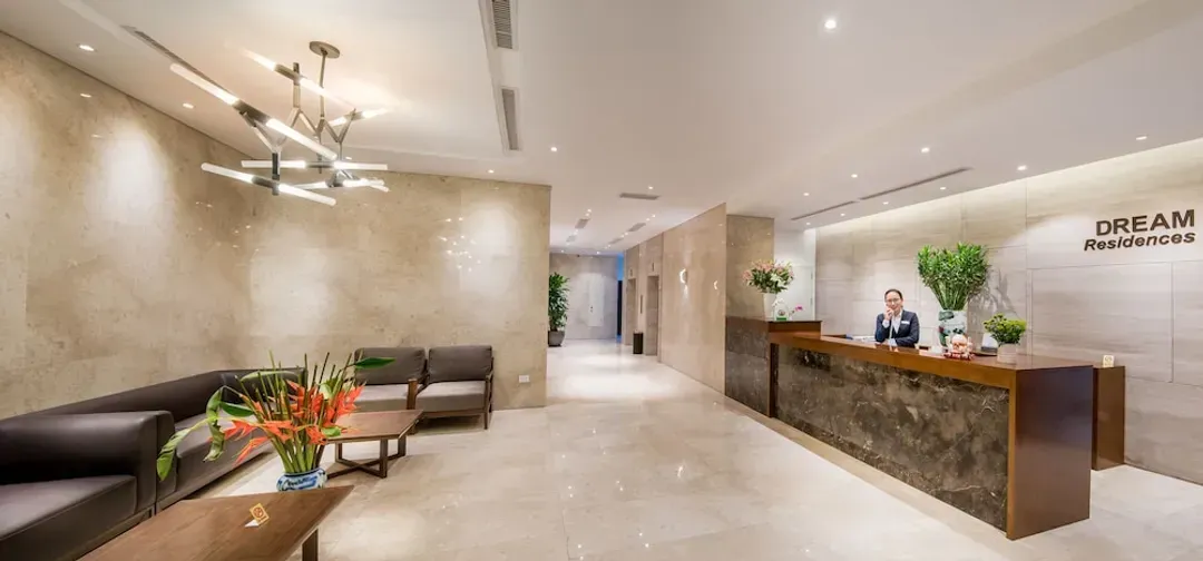 Lobby sitting area
