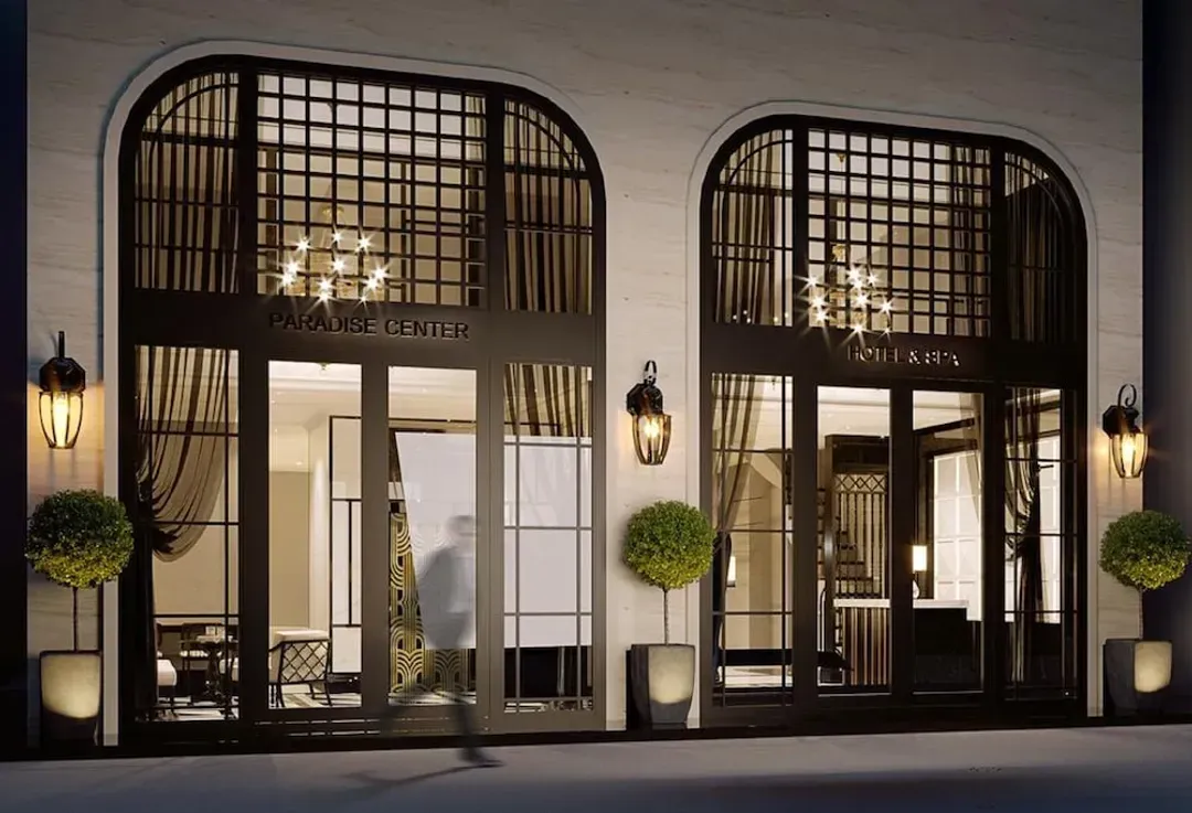 Front of property - evening/night