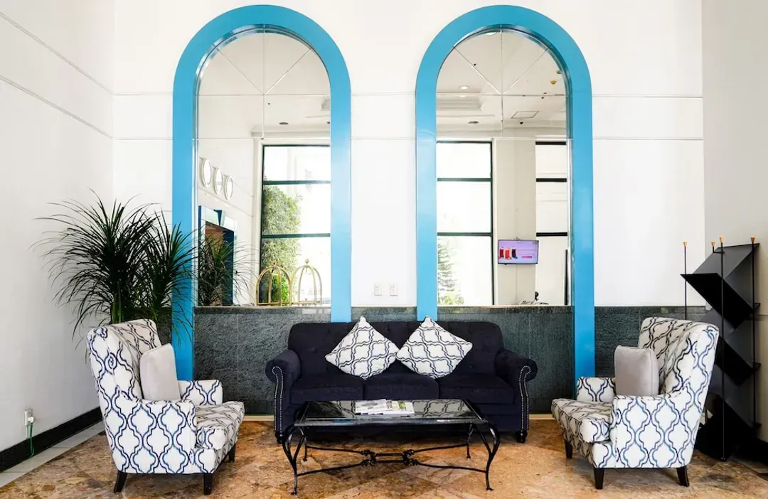 Lobby sitting area