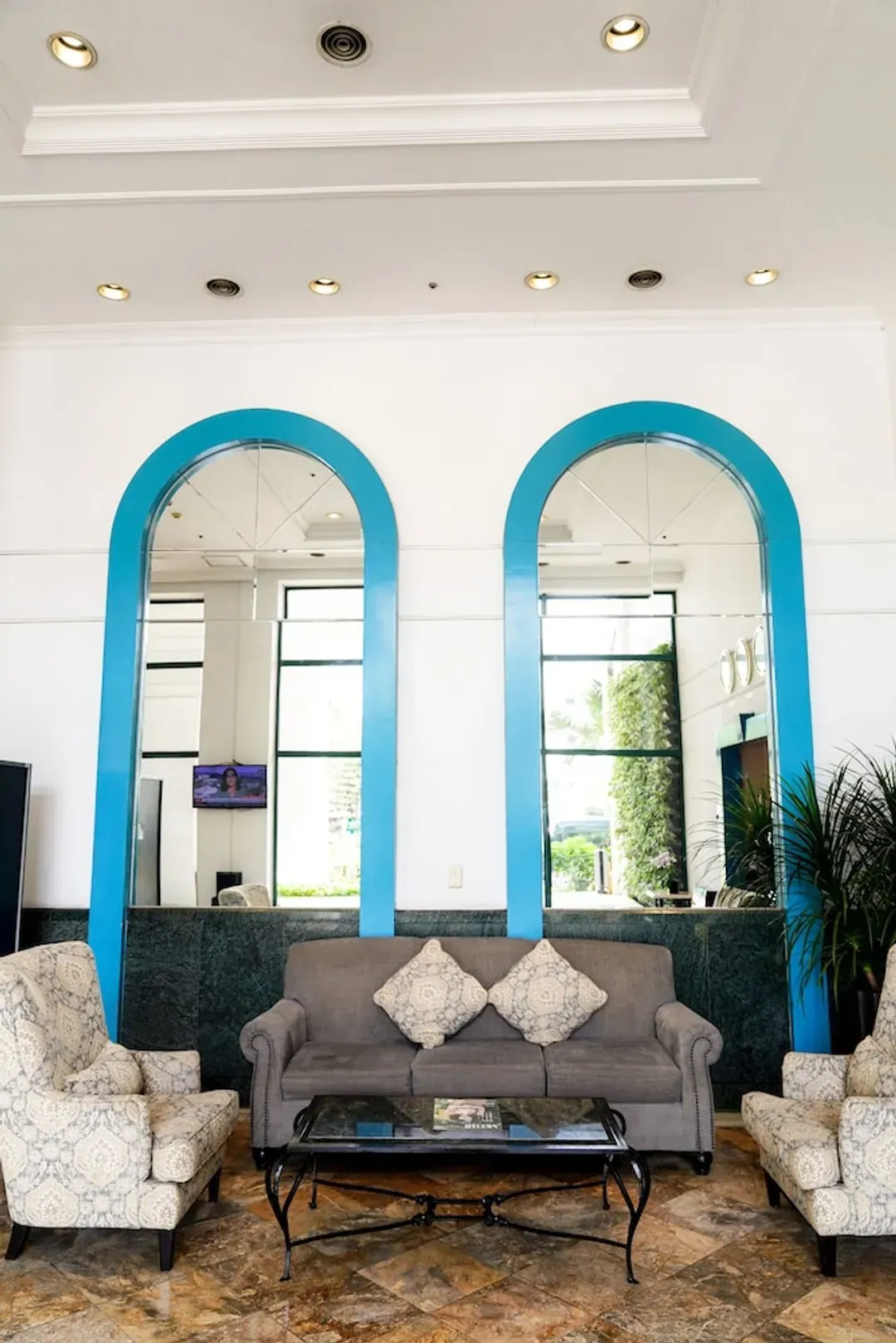 Lobby sitting area