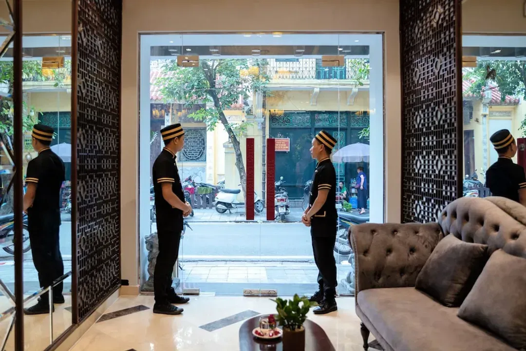 Lobby sitting area