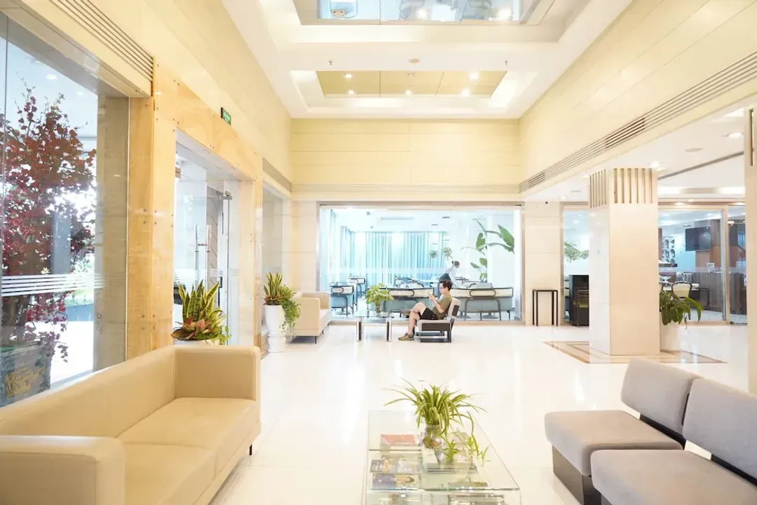 Lobby sitting area