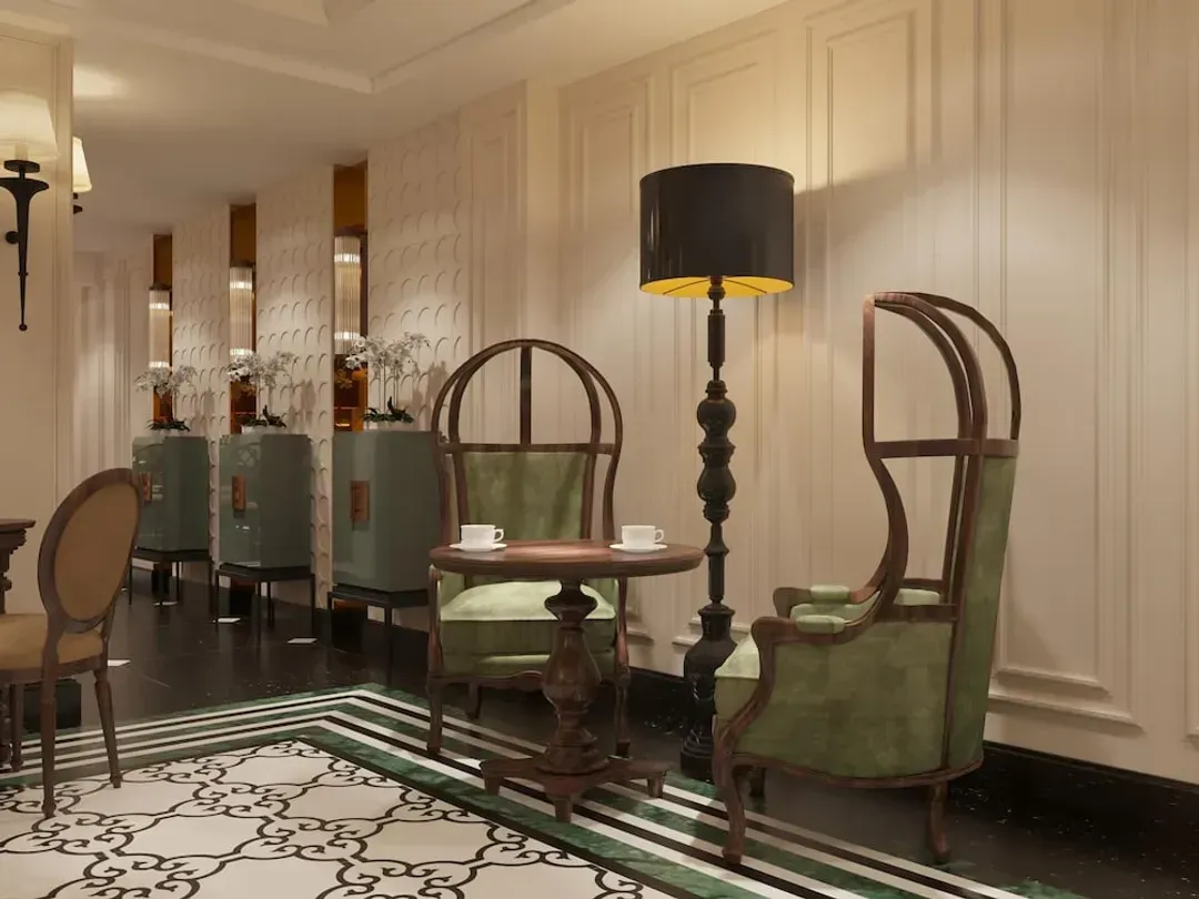Lobby sitting area