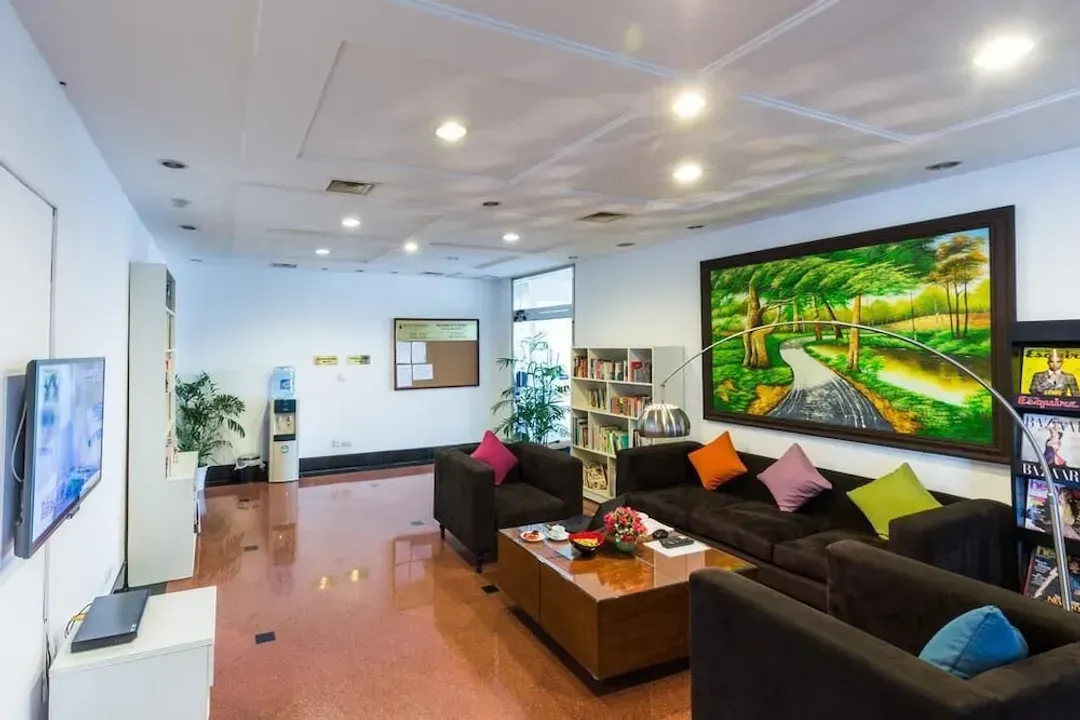 Lobby sitting area