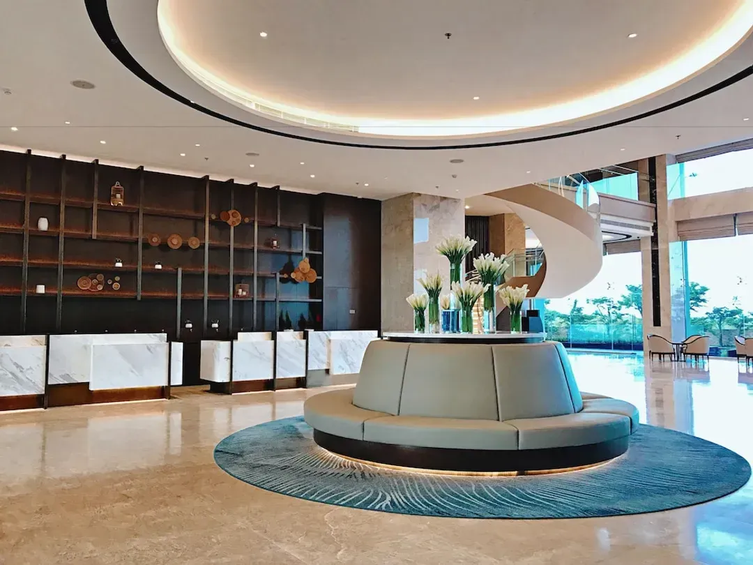 Lobby sitting area
