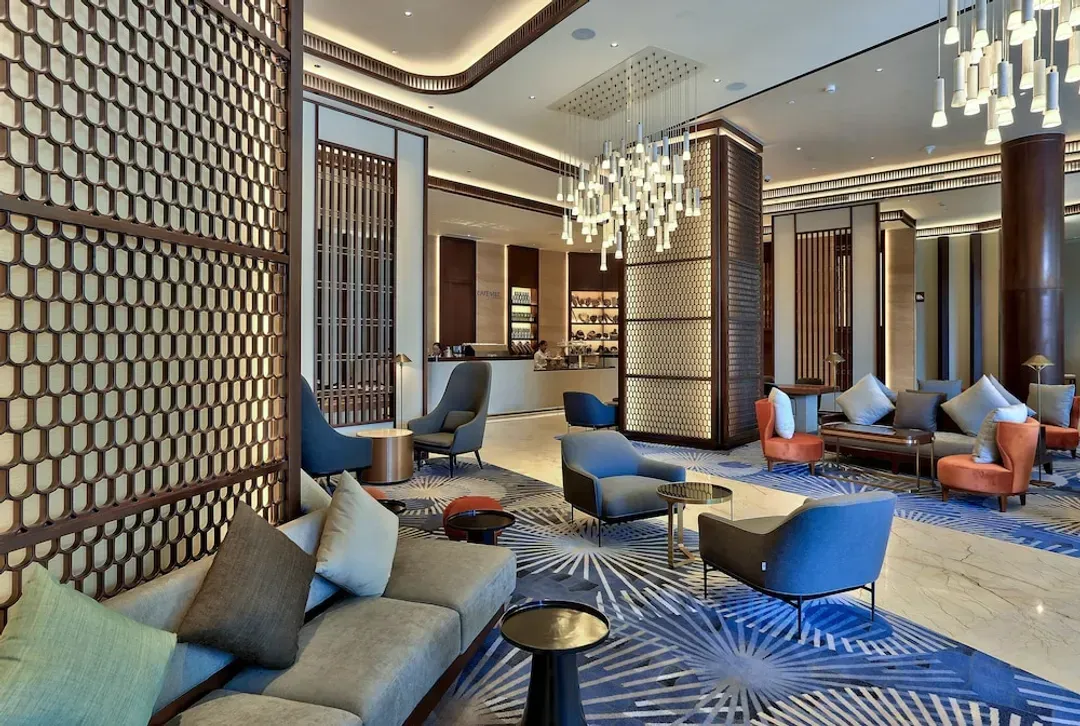 Lobby sitting area