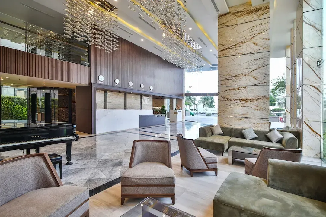 Lobby sitting area