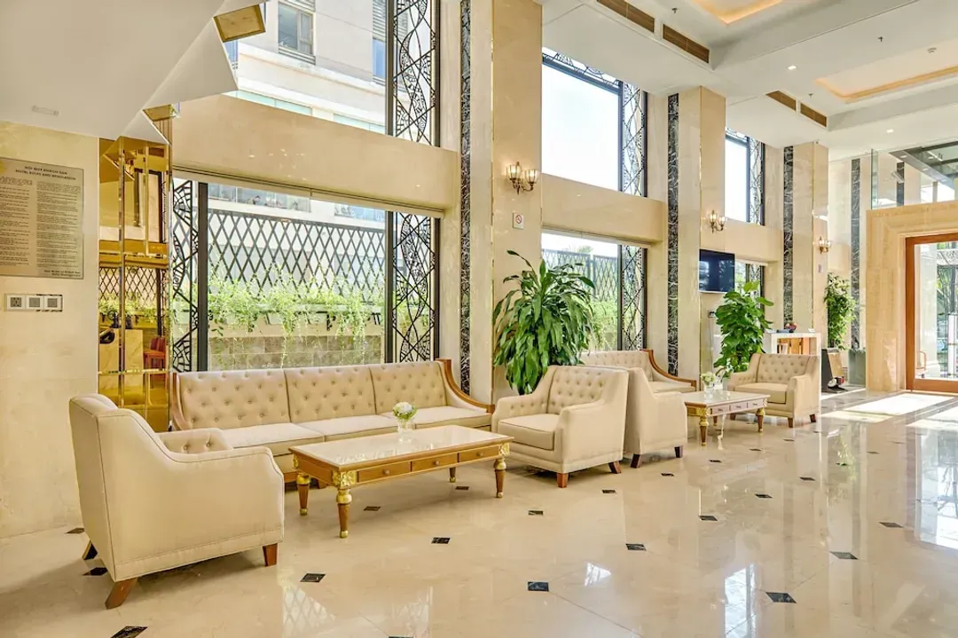 Lobby sitting area