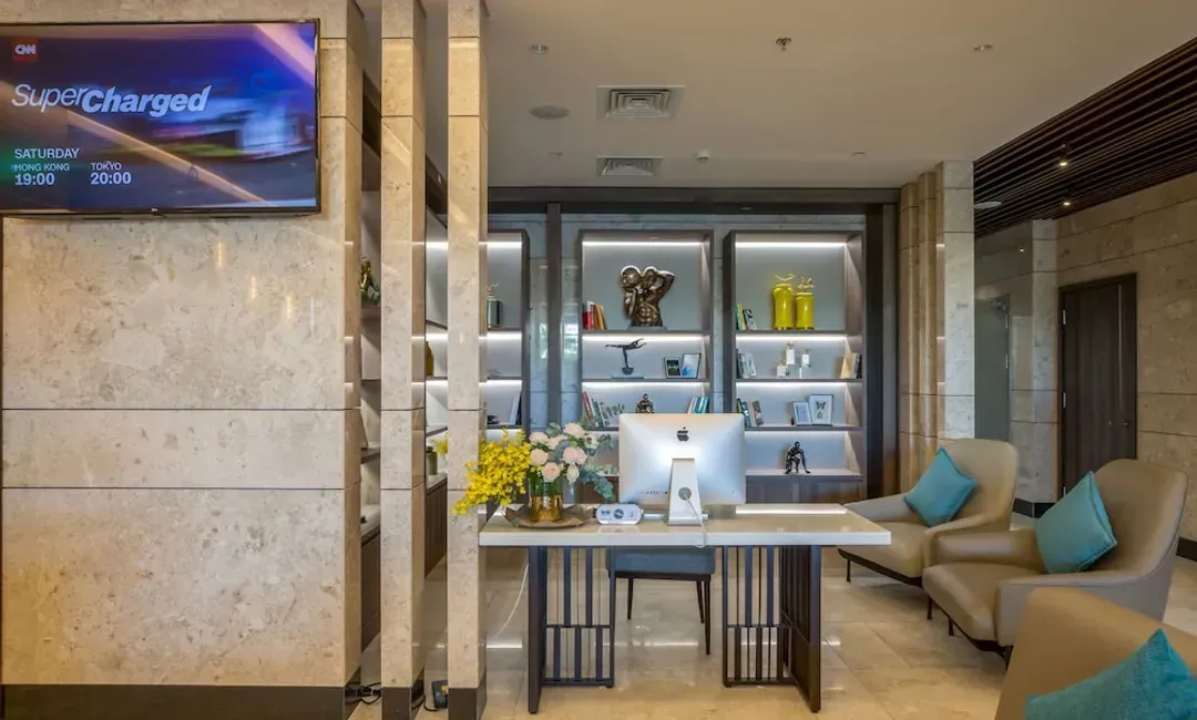 Lobby sitting area
