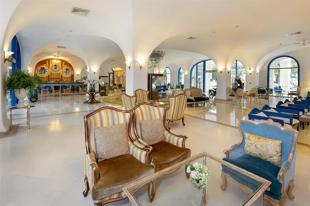 Lobby sitting area