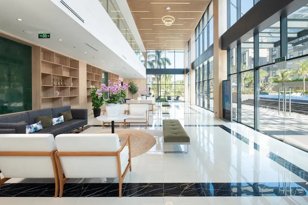 Lobby sitting area
