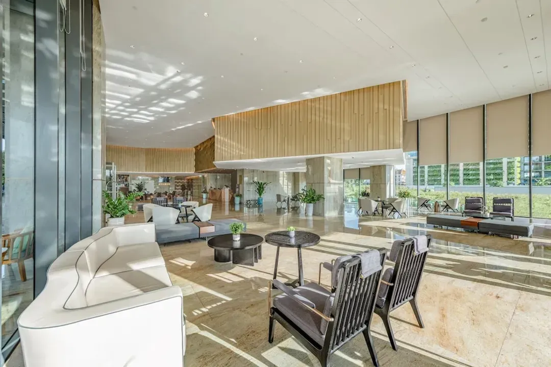 Lobby sitting area