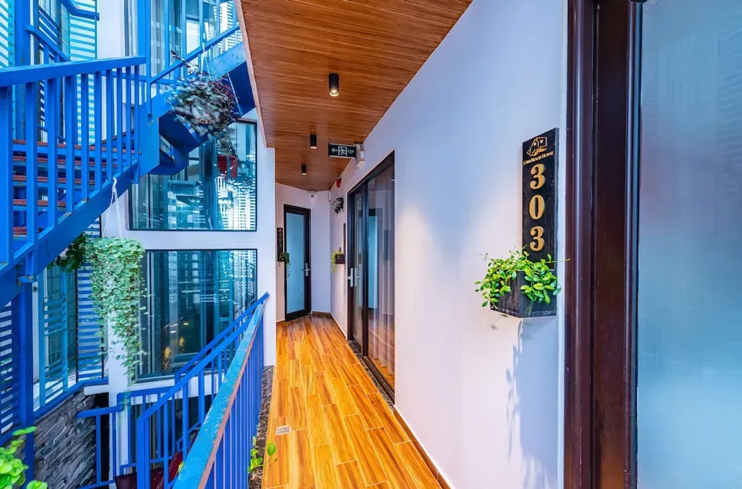 Interior entrance