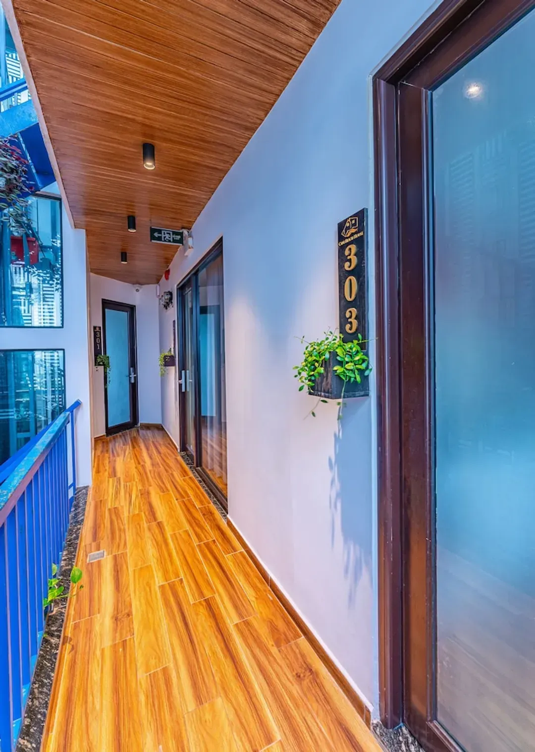 Interior entrance