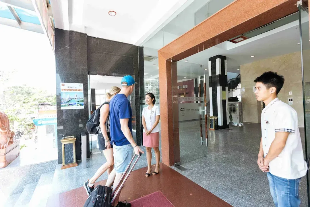 Interior entrance