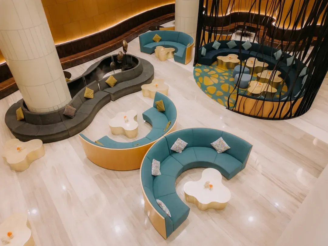 Lobby sitting area