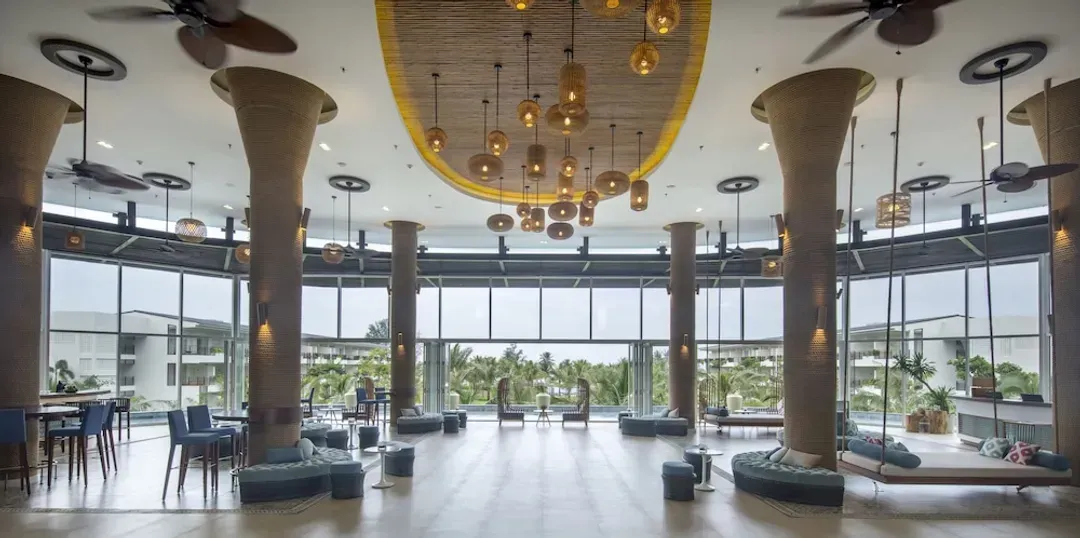 Interior entrance