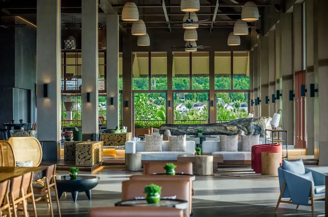 Lobby sitting area