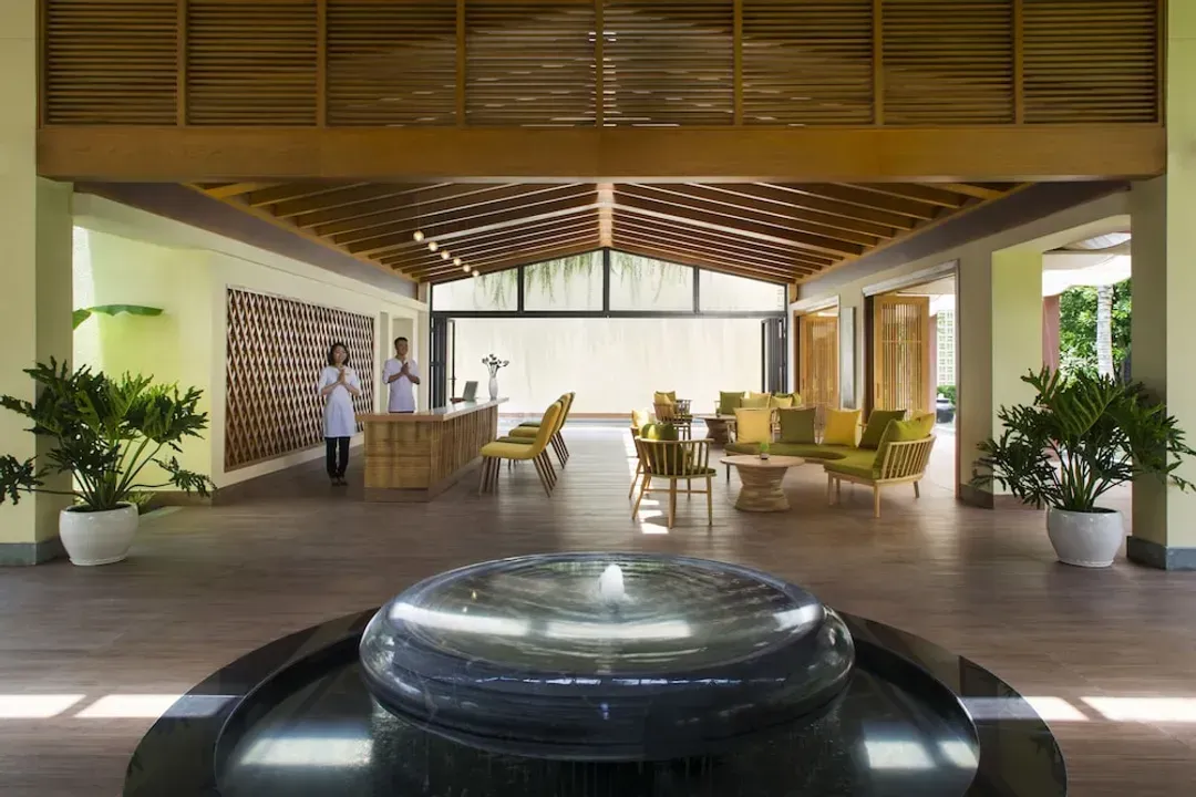 Interior entrance