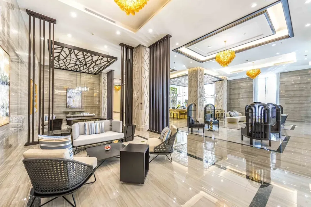 Lobby sitting area