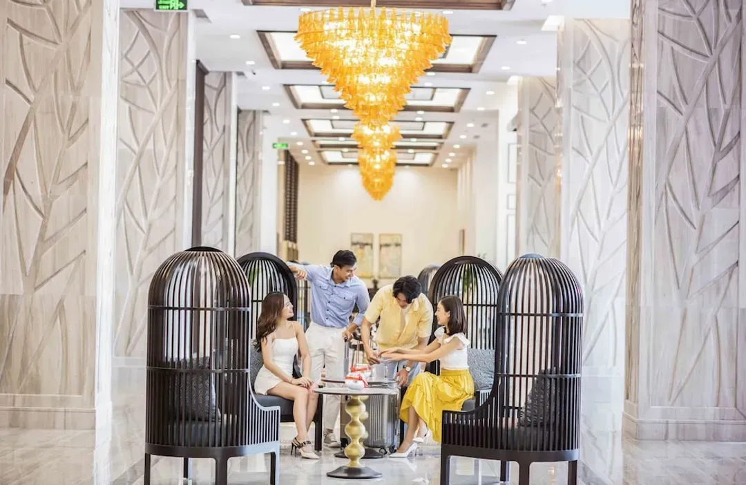 Lobby sitting area