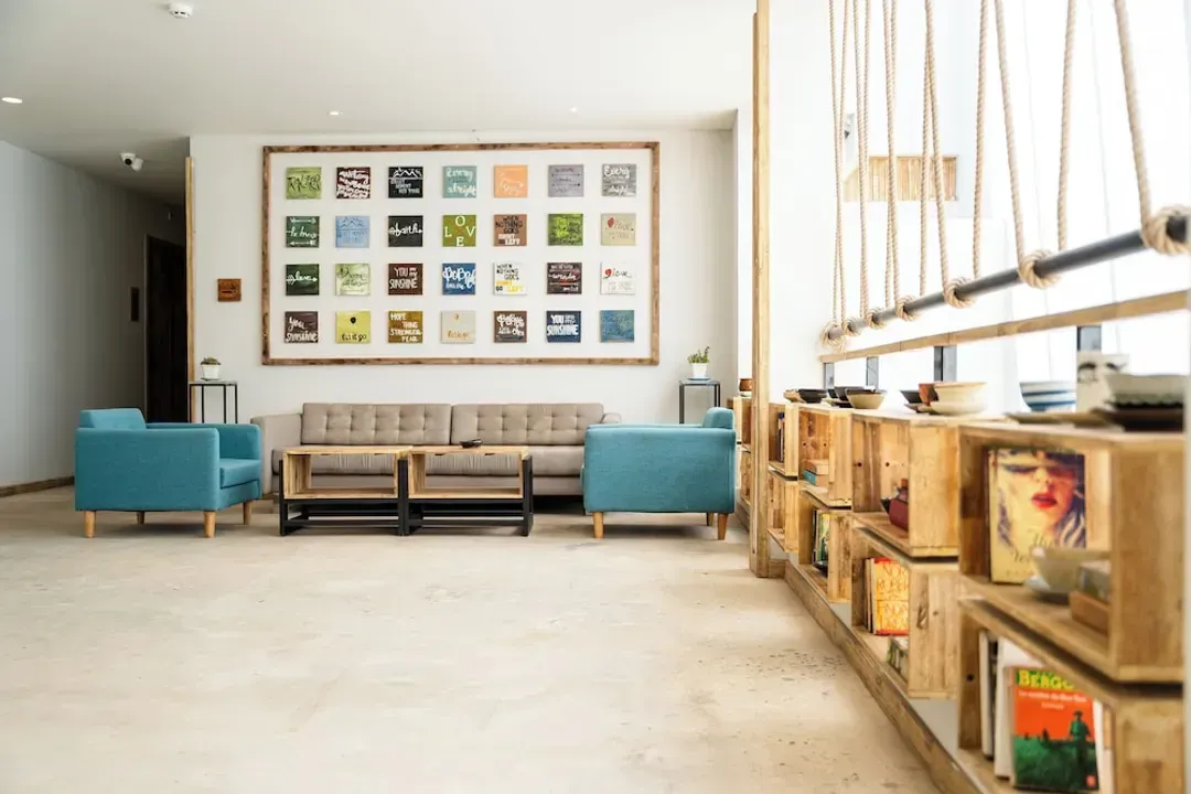 Lobby sitting area