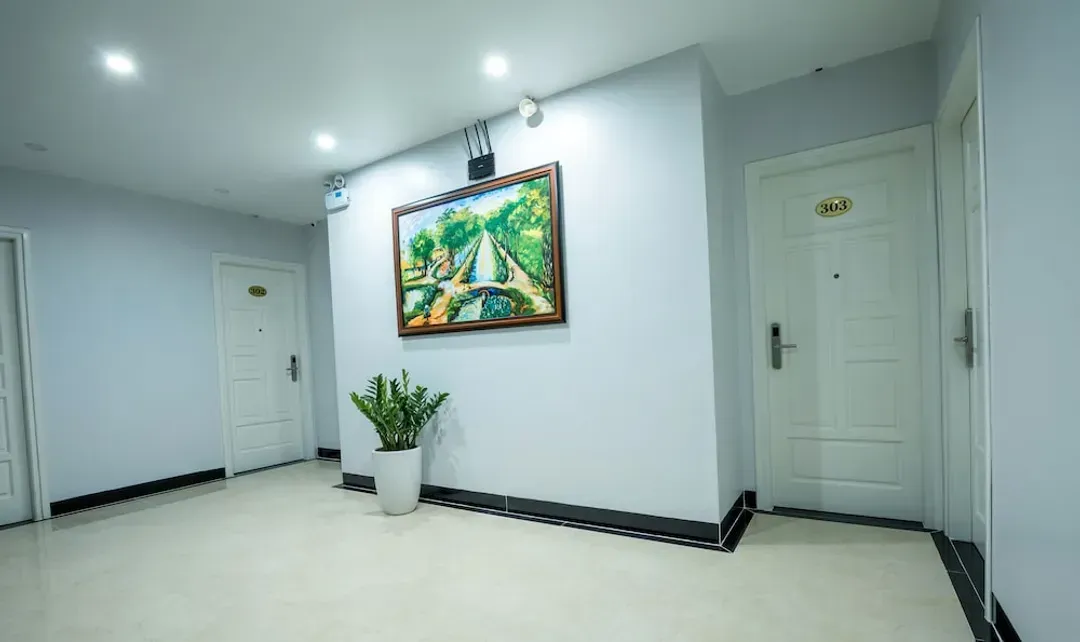 Interior entrance
